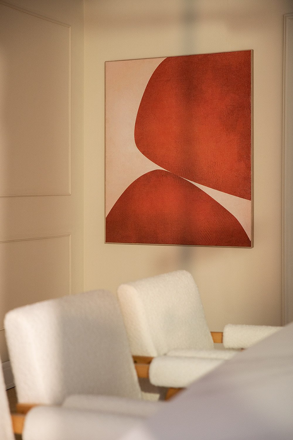 Quadro decorativo 100x120 cm con texture di gesso Enara