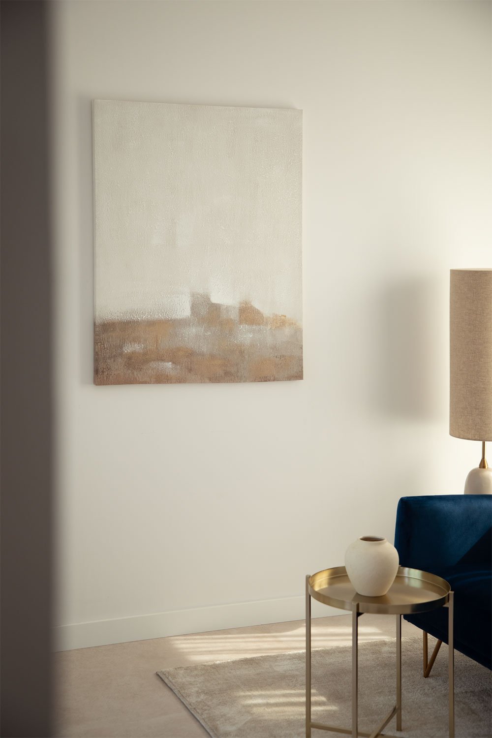 Tela decorativa con trama in gesso (80x100 cm) Bowdon