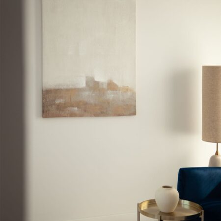 Tela decorativa con trama in gesso (80x100 cm) Bowdon