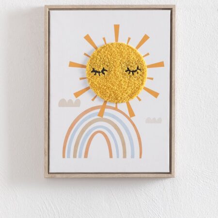 Quadro decorativo 30x40 cm con texture tessile Jamie Kids