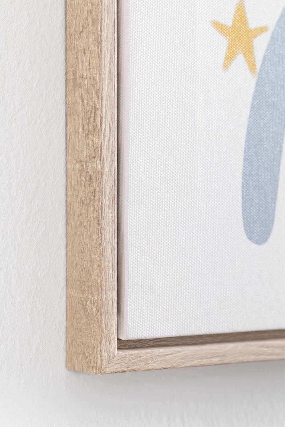 Quadro decorativo 30x40 cm con texture tessile Timoty Kids
