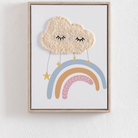 Quadro decorativo con trama tessile (30x40 cm) Timoty Kids