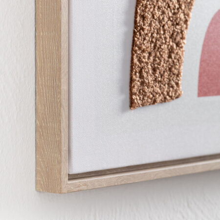 Quadro Decorativo con Texture Tessile (40x50 cm) Nicole