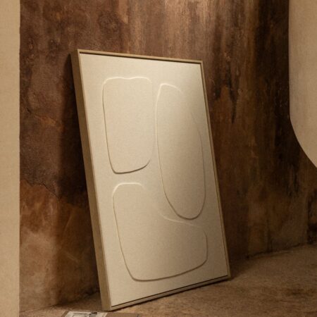 Quadro decorativo dipinto a mano con rilievo Helvon