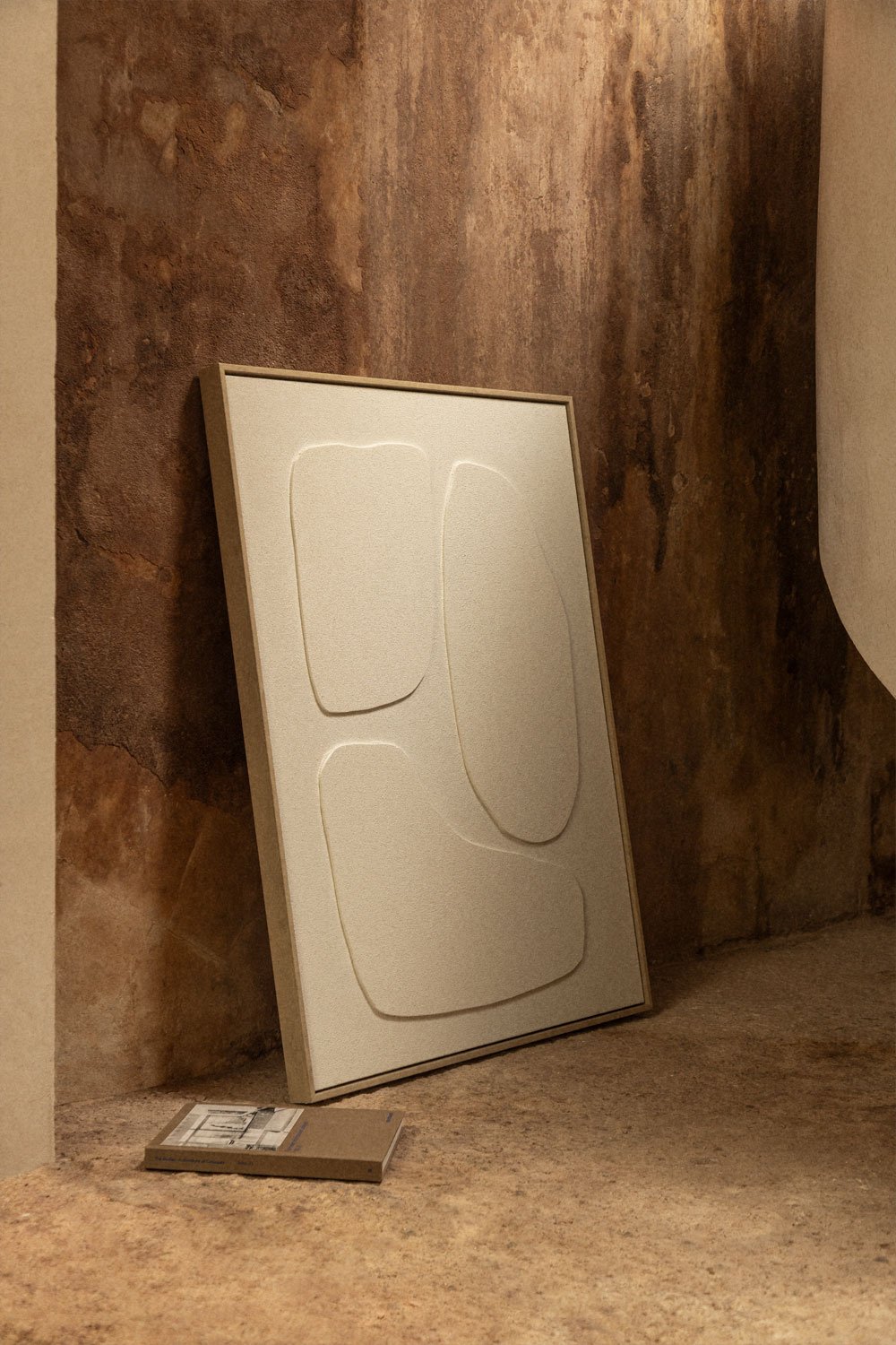 Quadro decorativo dipinto a mano con rilievo Helvon