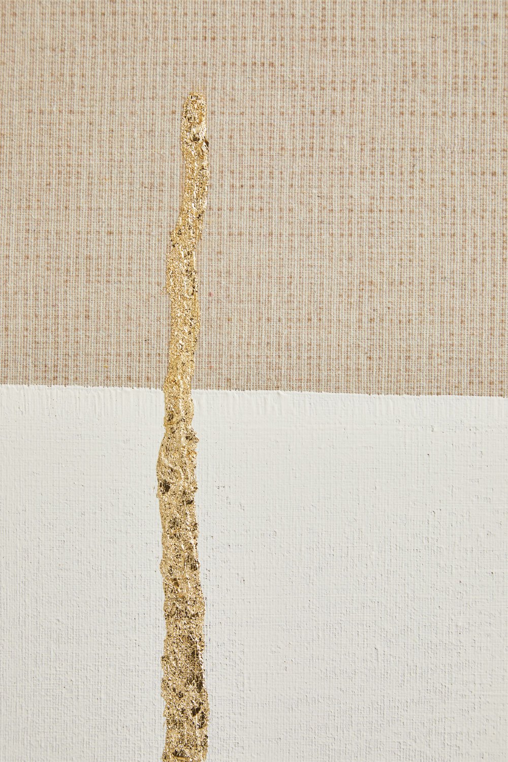 Quadro decorativo dipinto a mano su lino con rilievo in gesso (80x100 cm) Mivara