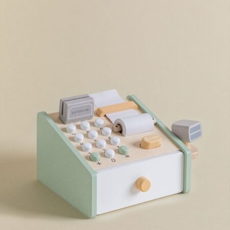 Registratore di cassa in legno Oblina Kids