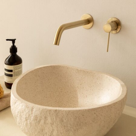 Rubinetto lavabo ad incasso Orveta in ottone