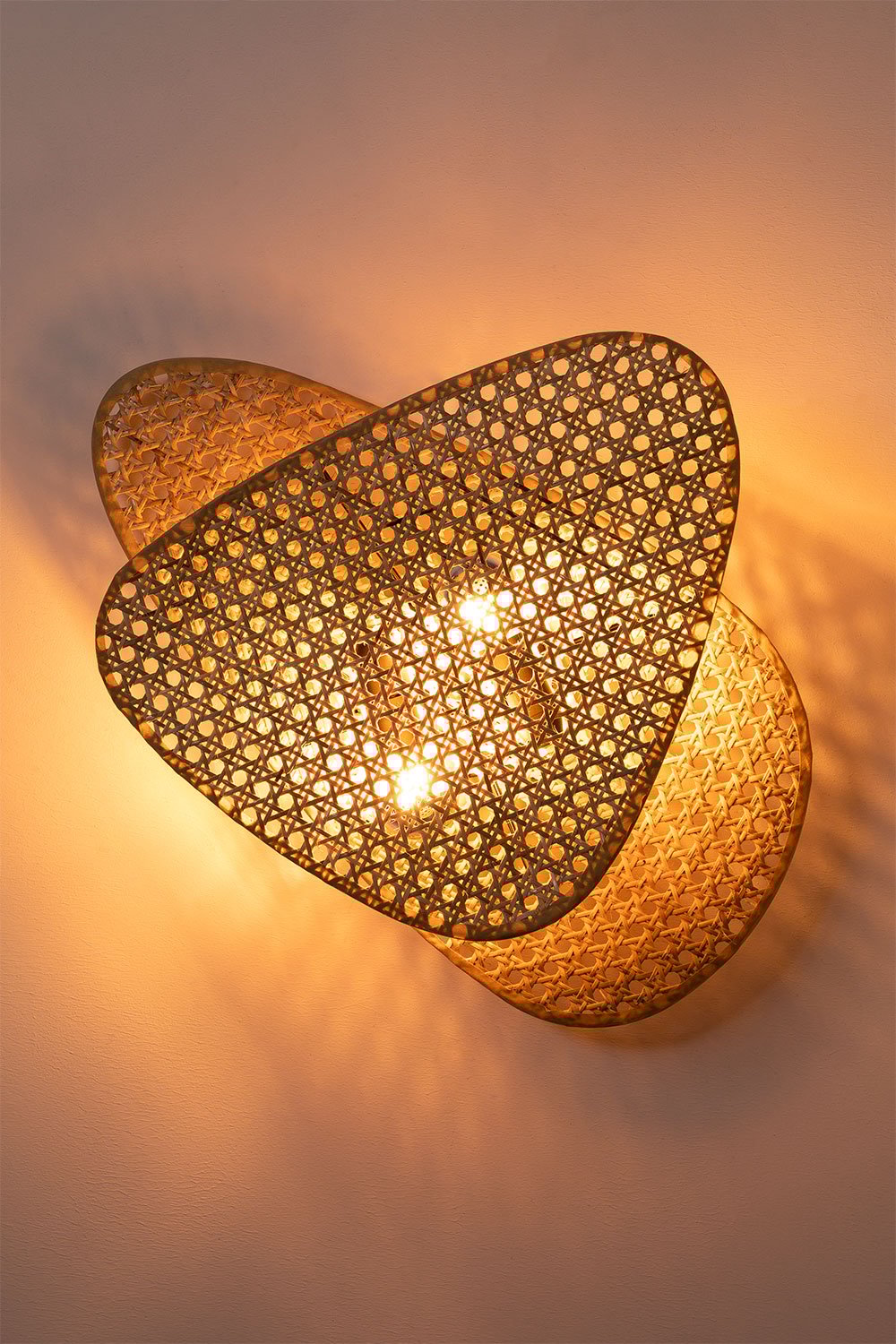 Applique in rattan Ruly