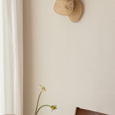 Applique in rattan Ruly