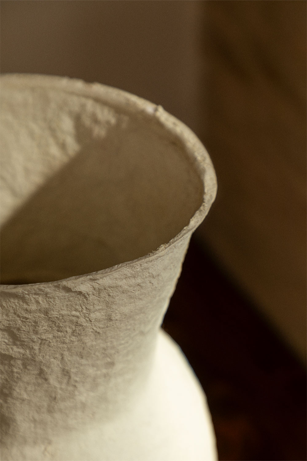 Vaso decorativo realizzato a mano in cartapesta Sousel