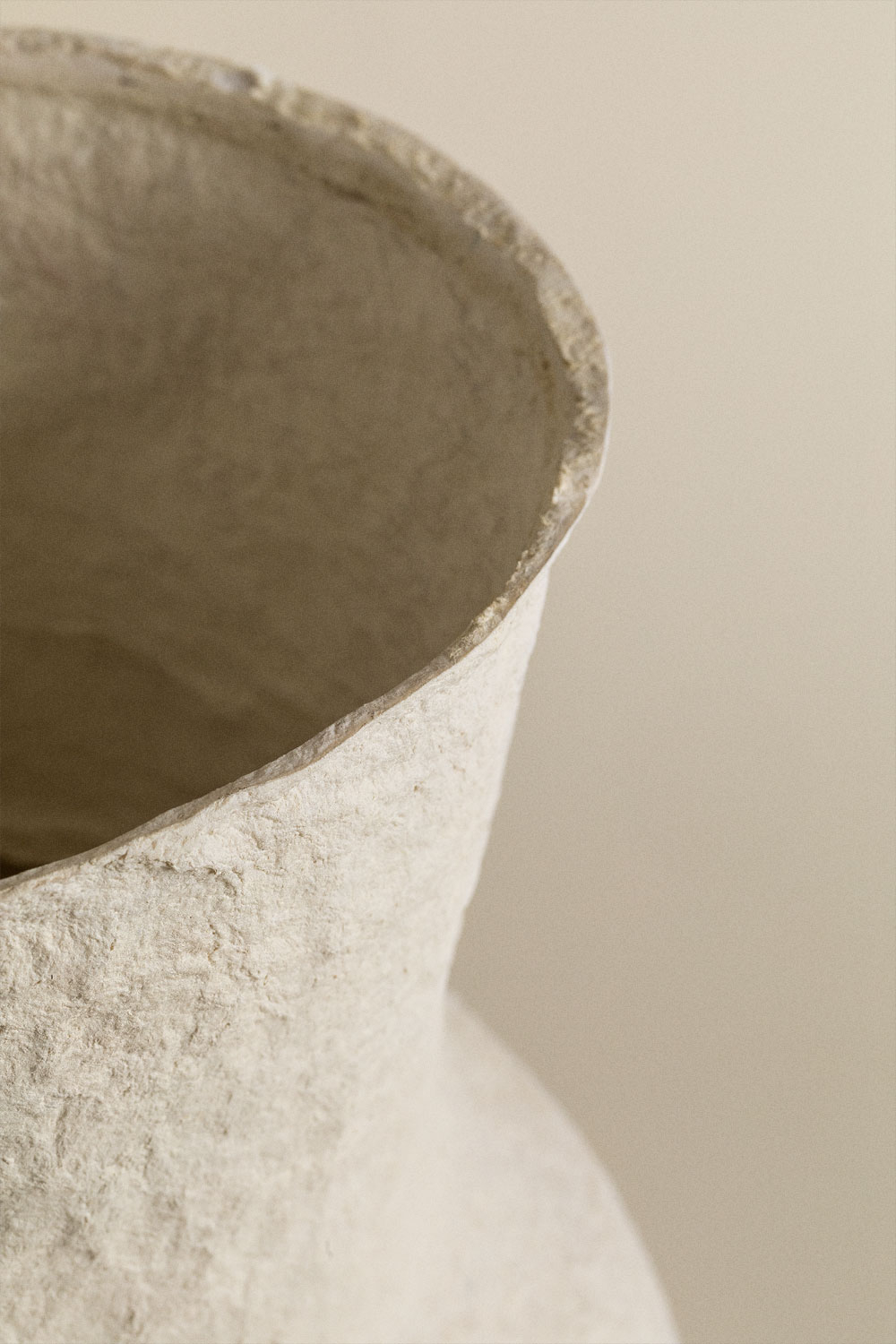 Vaso decorativo realizzato a mano in cartapesta Sousel