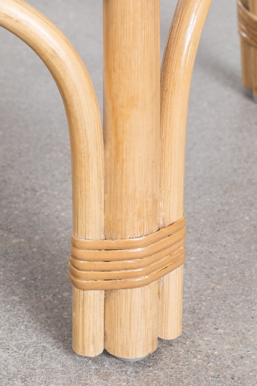 Sgabello alto in rattan Jachel 65 cm