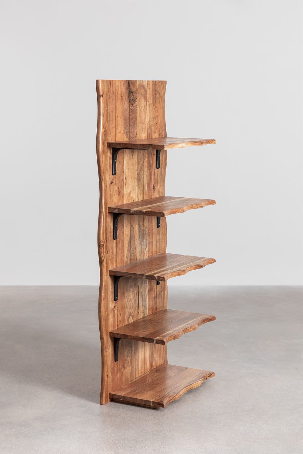 Scaffalatura in legno di acacia Yago