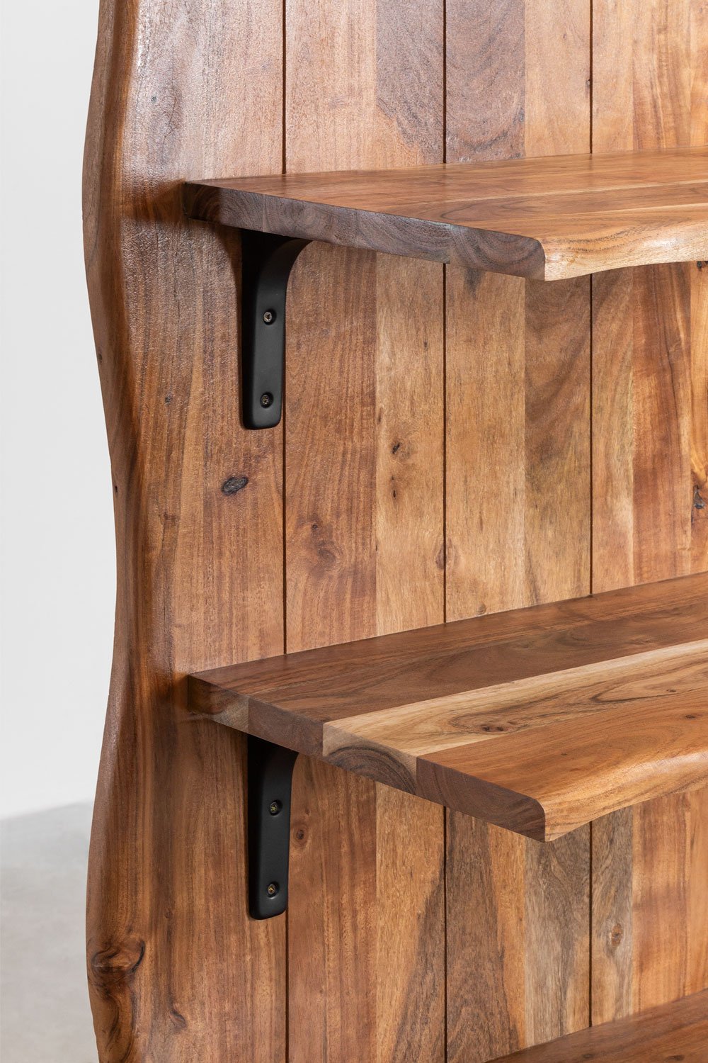 Scaffalatura in legno di acacia Yago