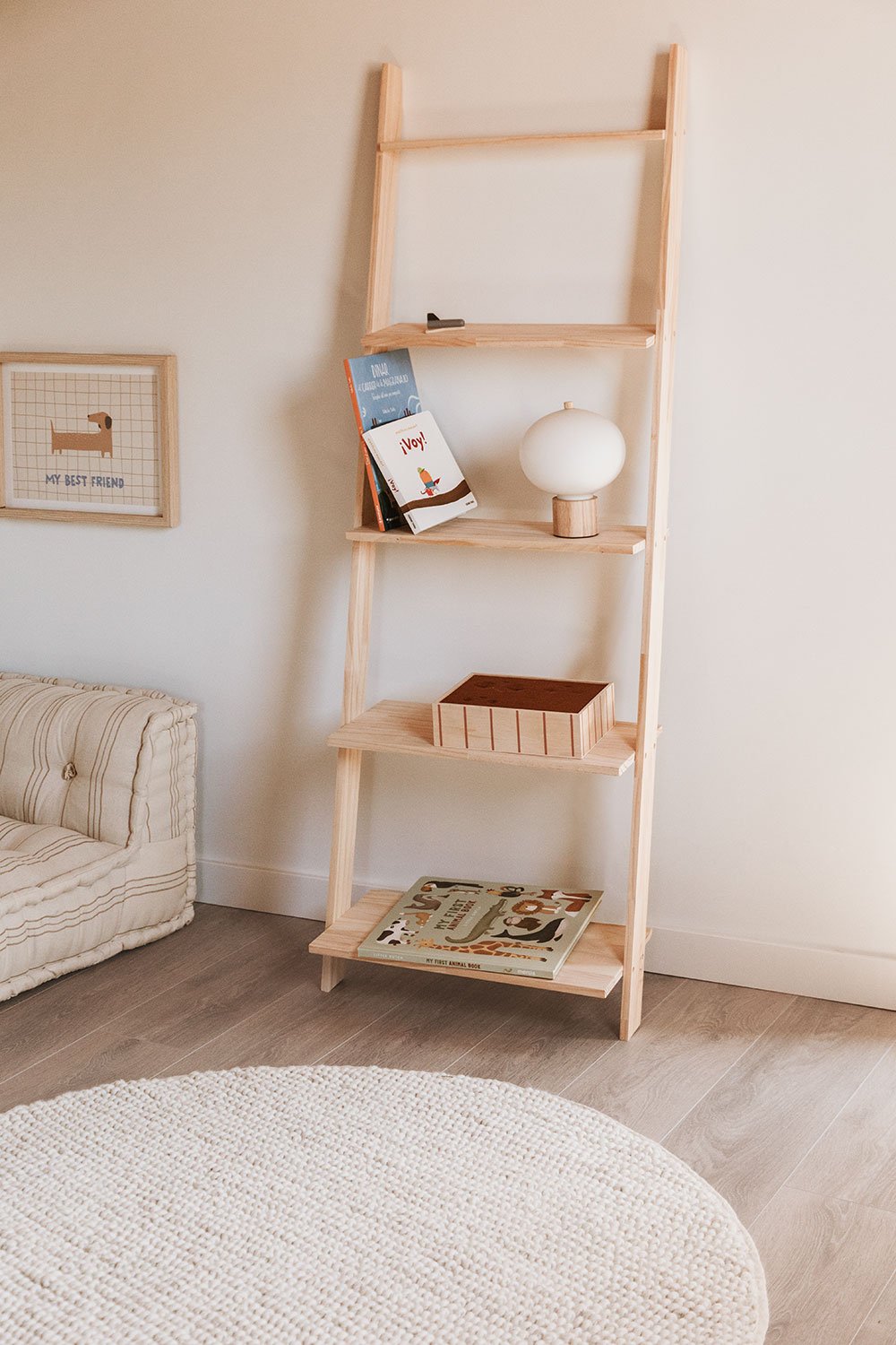 Scaffalatura in legno Korvil