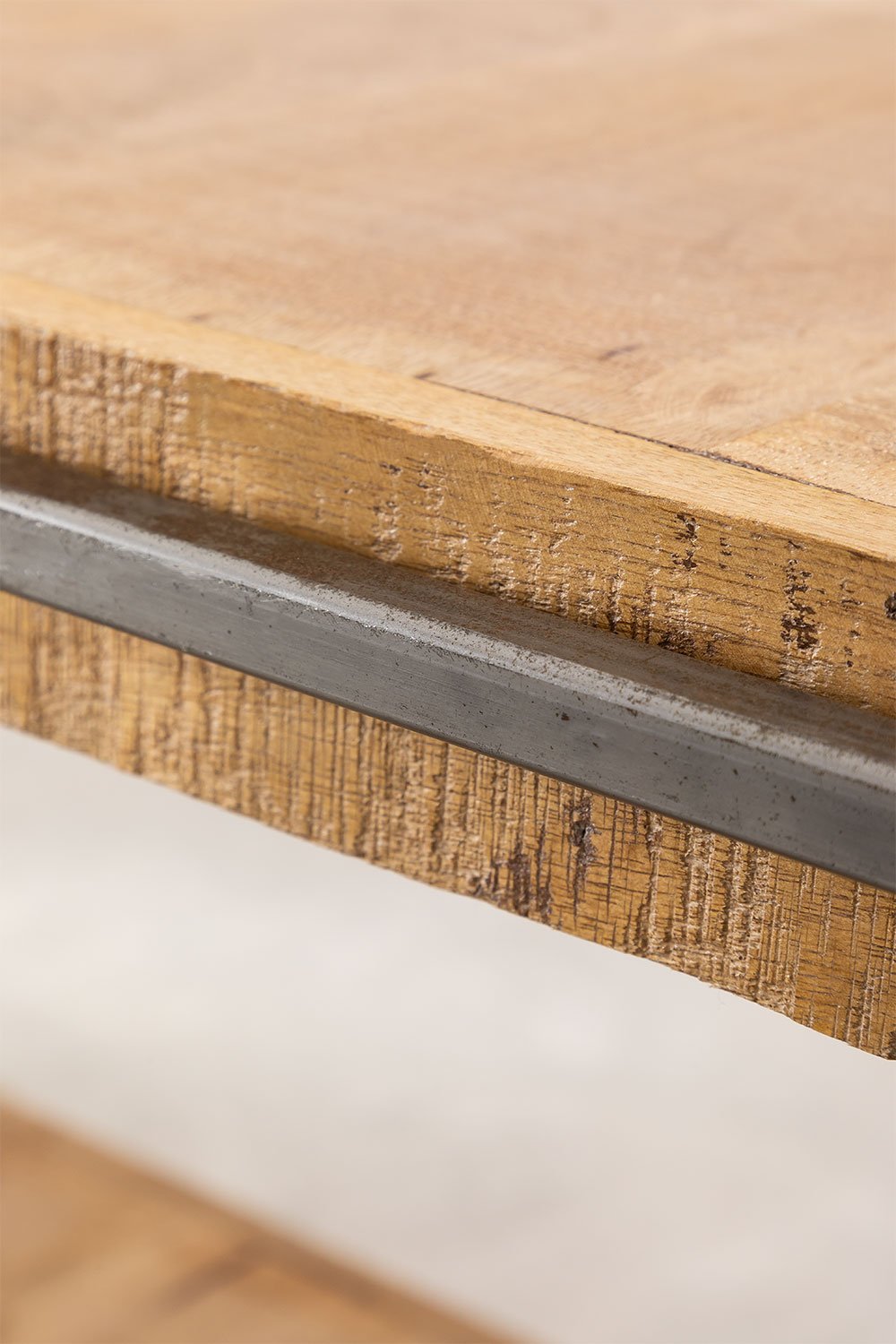 Scaffale a 3 ripiani in legno di mango Inme