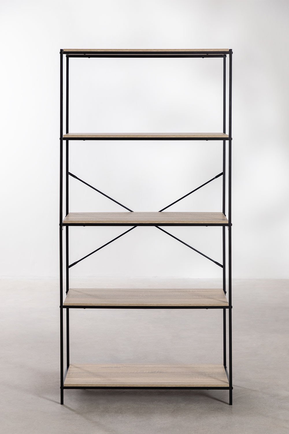 Scaffalatura in legno e metallo Baxter
