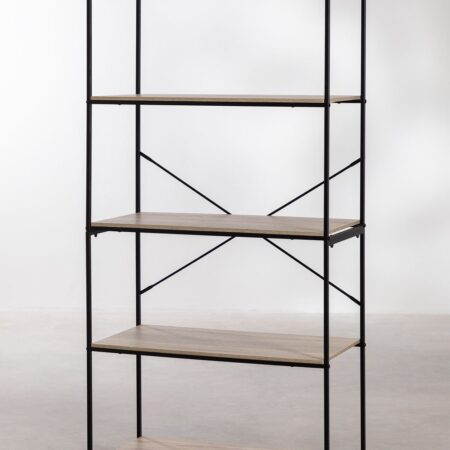 Scaffalatura in legno e metallo Baxter