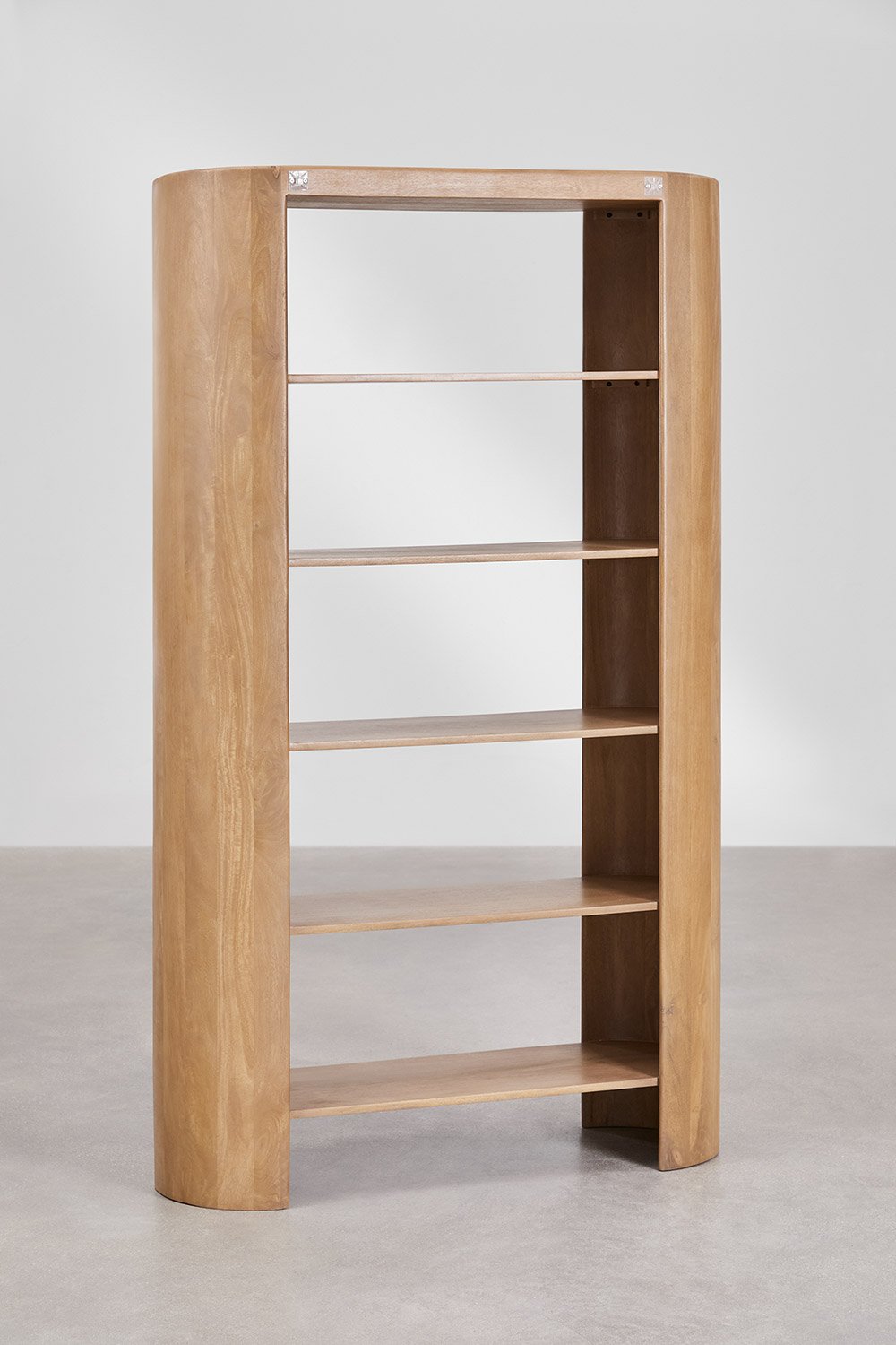 Scaffale 110x190 cm a 6 ripiani in legno di mango Sidney