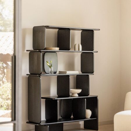 Scaffale in legno di mango Agathe