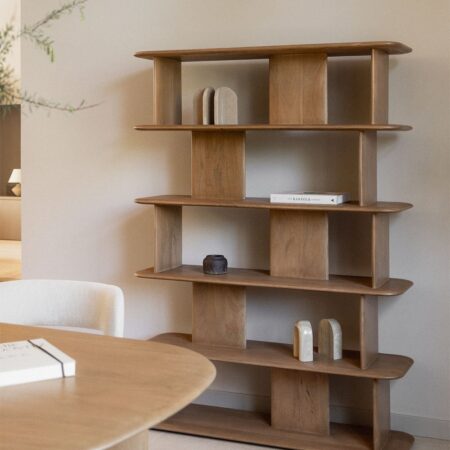 Scaffale 120x165 cm in legno di mango Miller