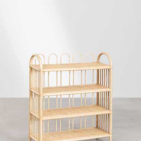 Scaffale in rattan Judson