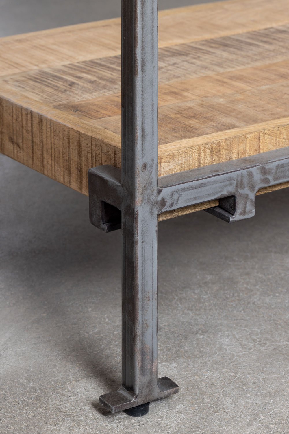 Scaffale Inme in legno di mango con 5 ripiani