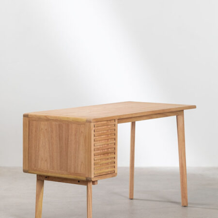 Scrivania in legno Deleyna