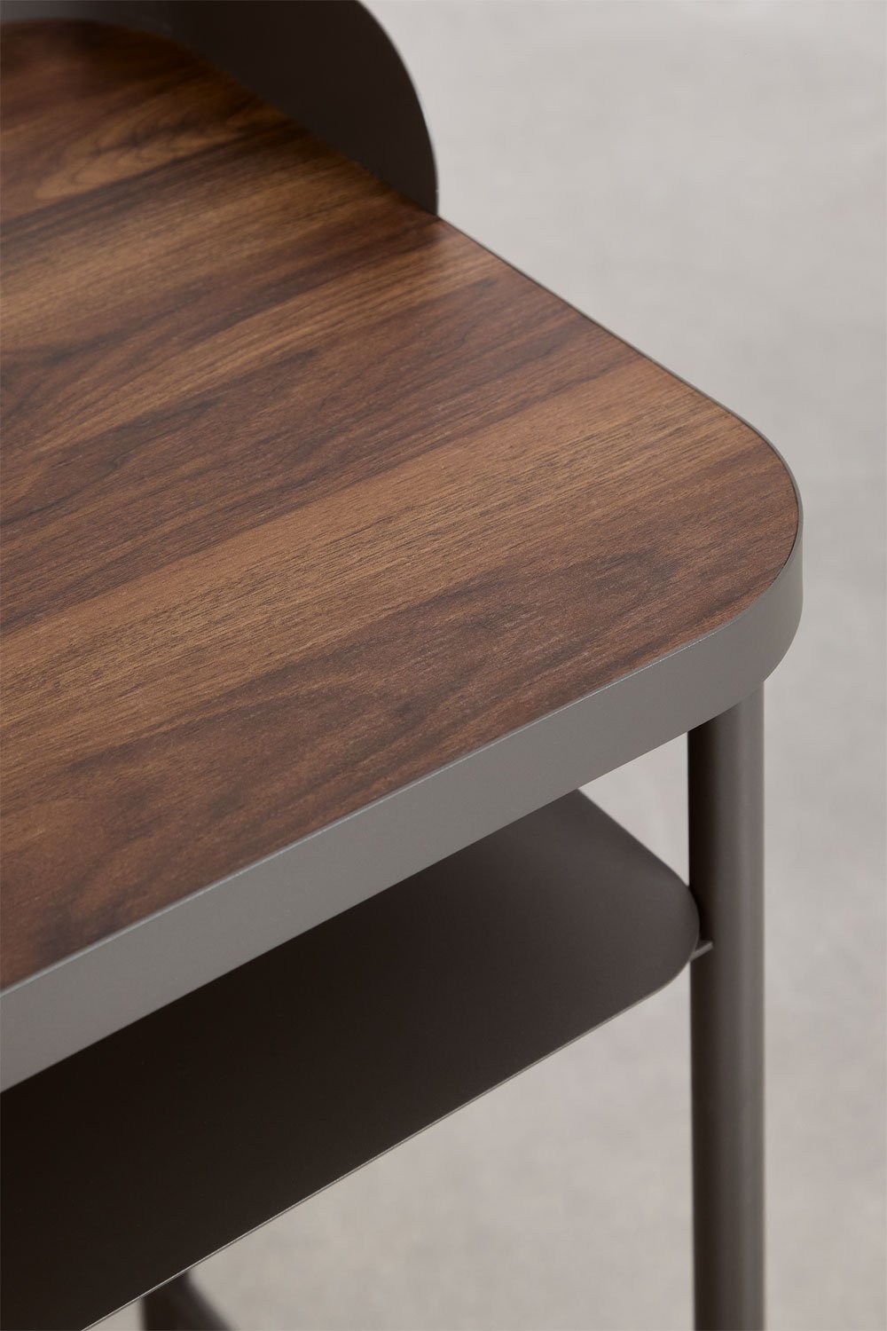 Scrivania in MDF e metallo Kerobert