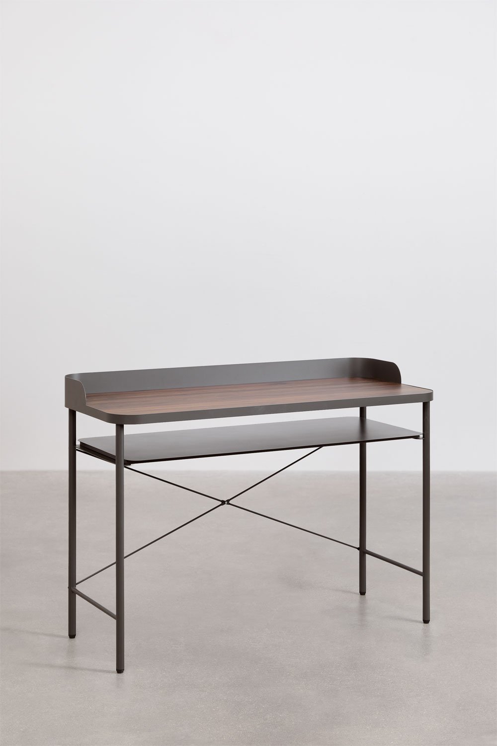 Scrivania in MDF e metallo Kerobert