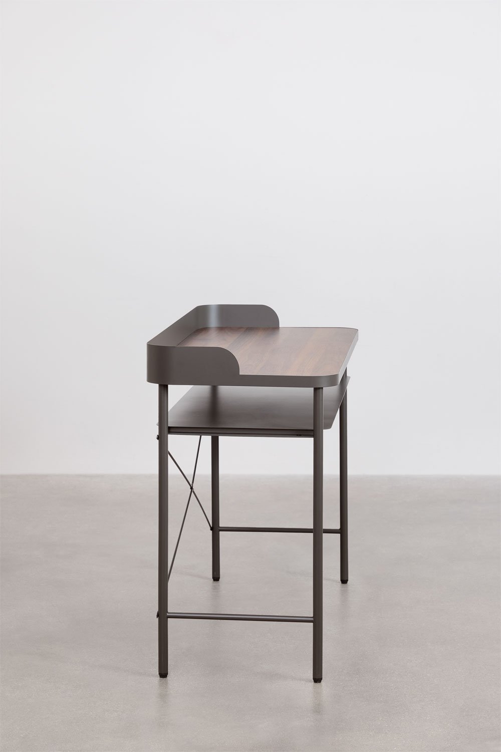 Scrivania in MDF e metallo Kerobert