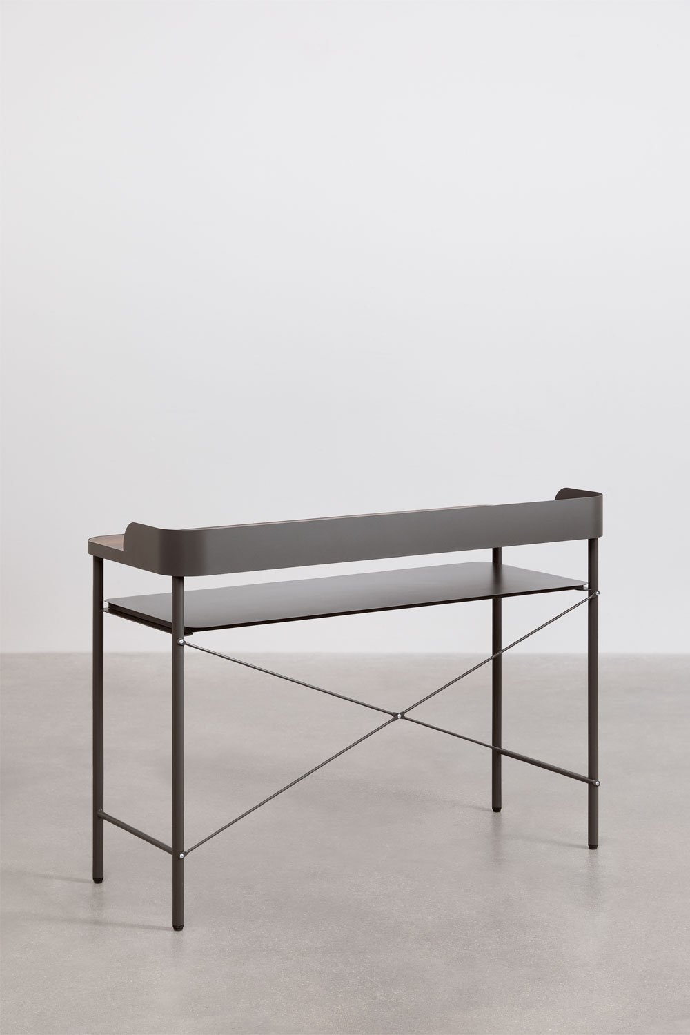 Scrivania in MDF e metallo Kerobert