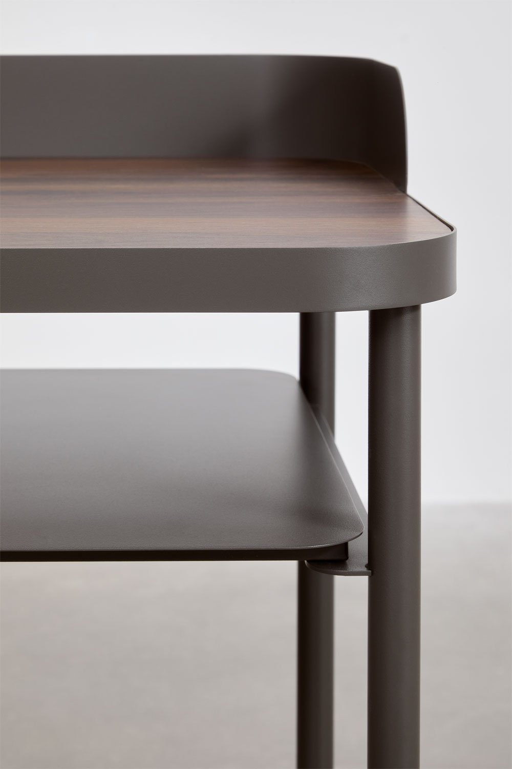 Scrivania in MDF e metallo Kerobert