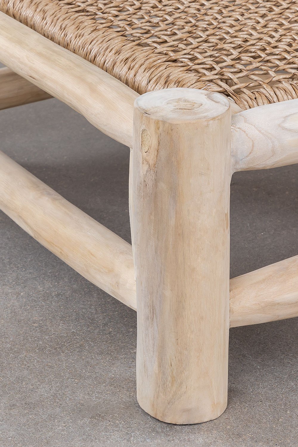 Poltrona reclinabile in legno di teak di Bientina