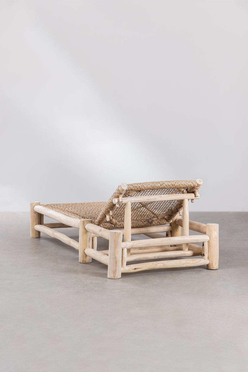 Poltrona reclinabile in legno di teak di Bientina