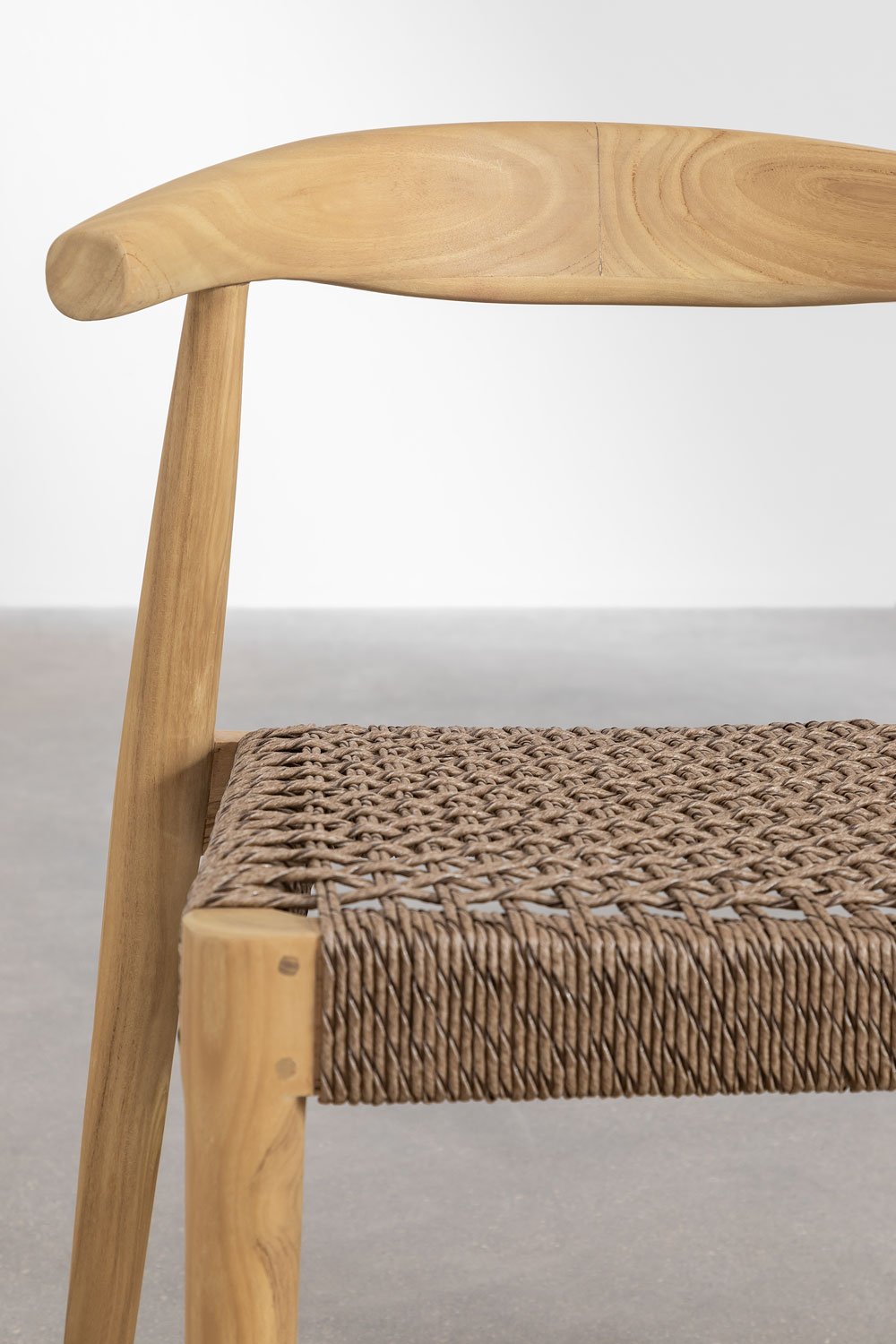 Sedia da giardino in legno di teak Celle