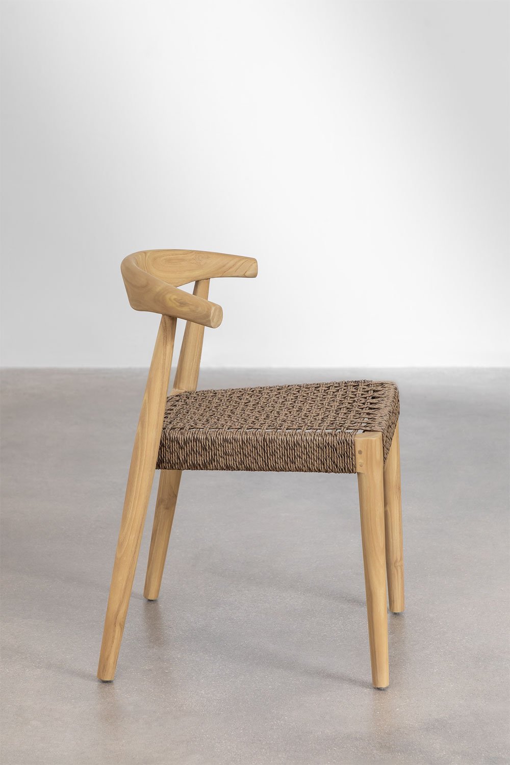 Sedia da giardino in legno di teak Celle