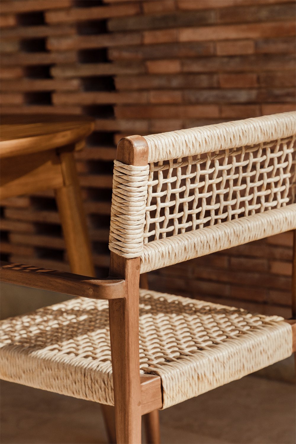 Sedia da giardino in legno di teak Orebro