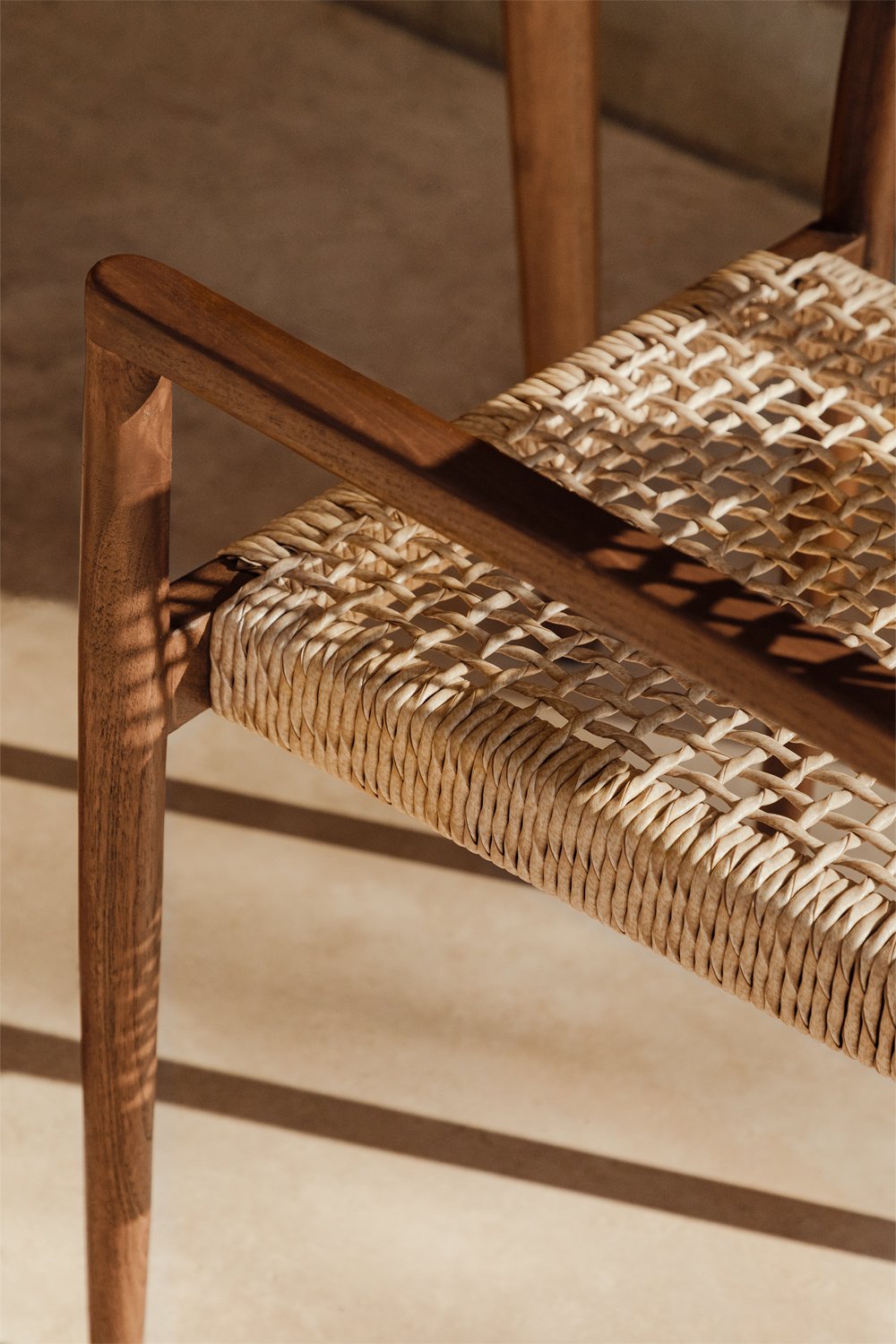 Sedia da giardino in legno di teak Orebro