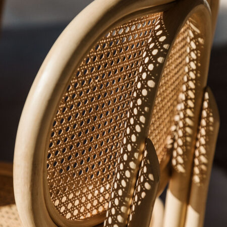 Sedia da giardino in rattan Caleb