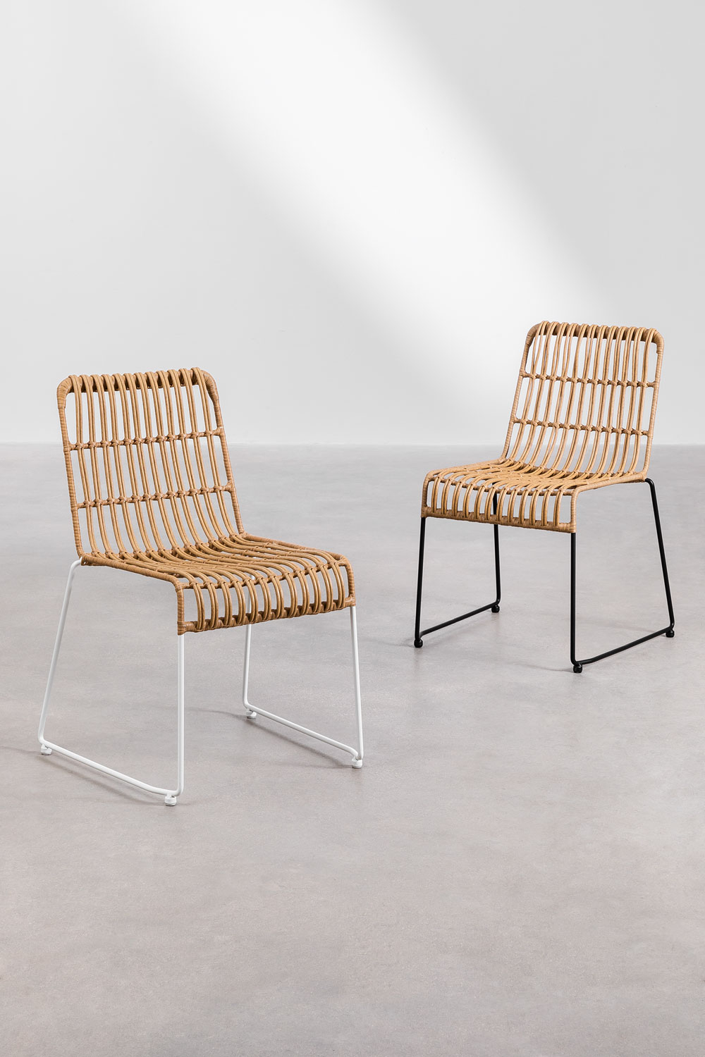 Sedia da giardino in rattan sintetico Aroa