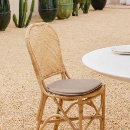 Sedia da giardino in rattan Zariel