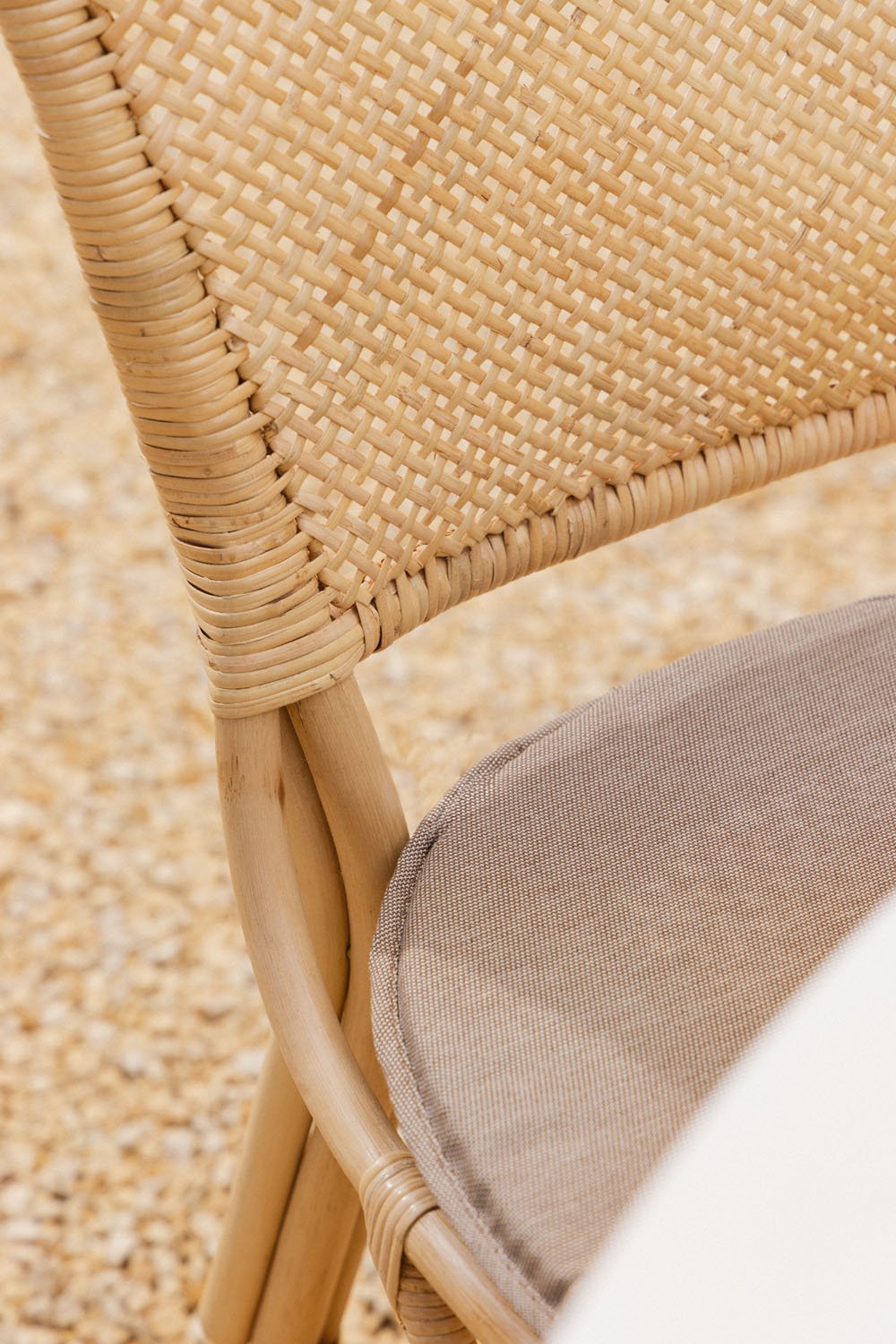 Sedia da giardino in rattan Zariel