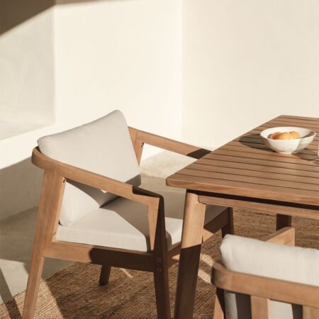 Sedia da giardino in legno di acacia Kaela