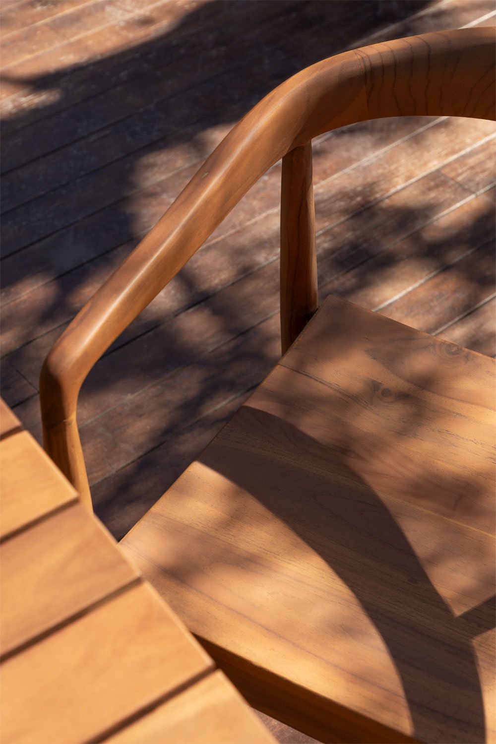 Sedia da giardino in teak Rokan