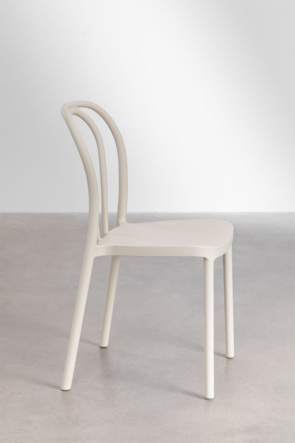 Sedia da pranzo impilabile Mizzi