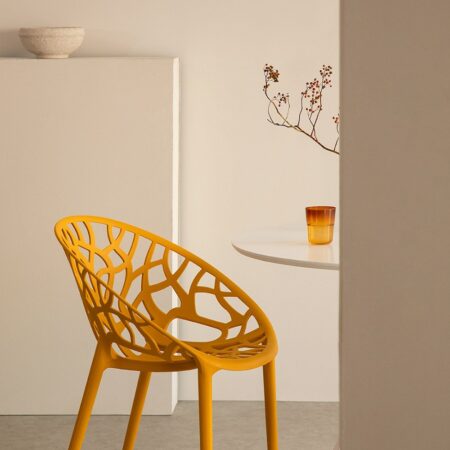 Sedia da pranzo impilabile Ores