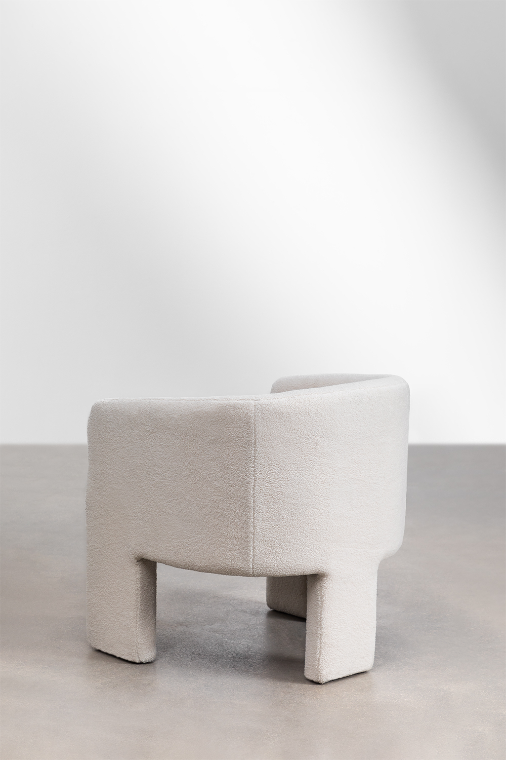 Sedia da pranzo in shearling Xastru