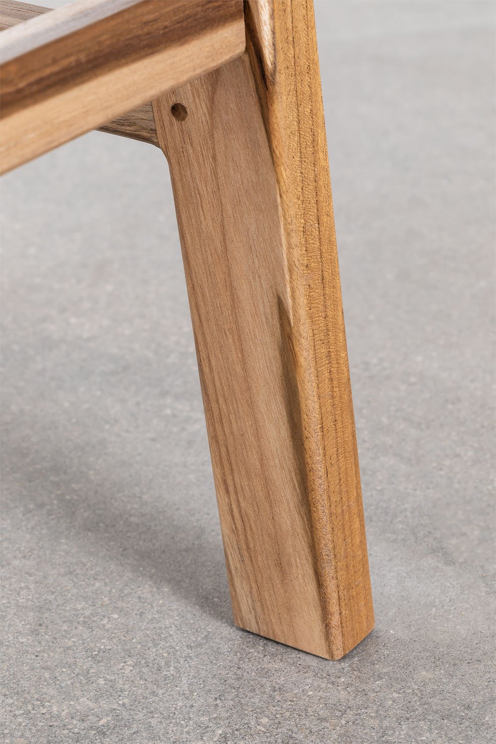 Sedia da pranzo in legno di teak Catua